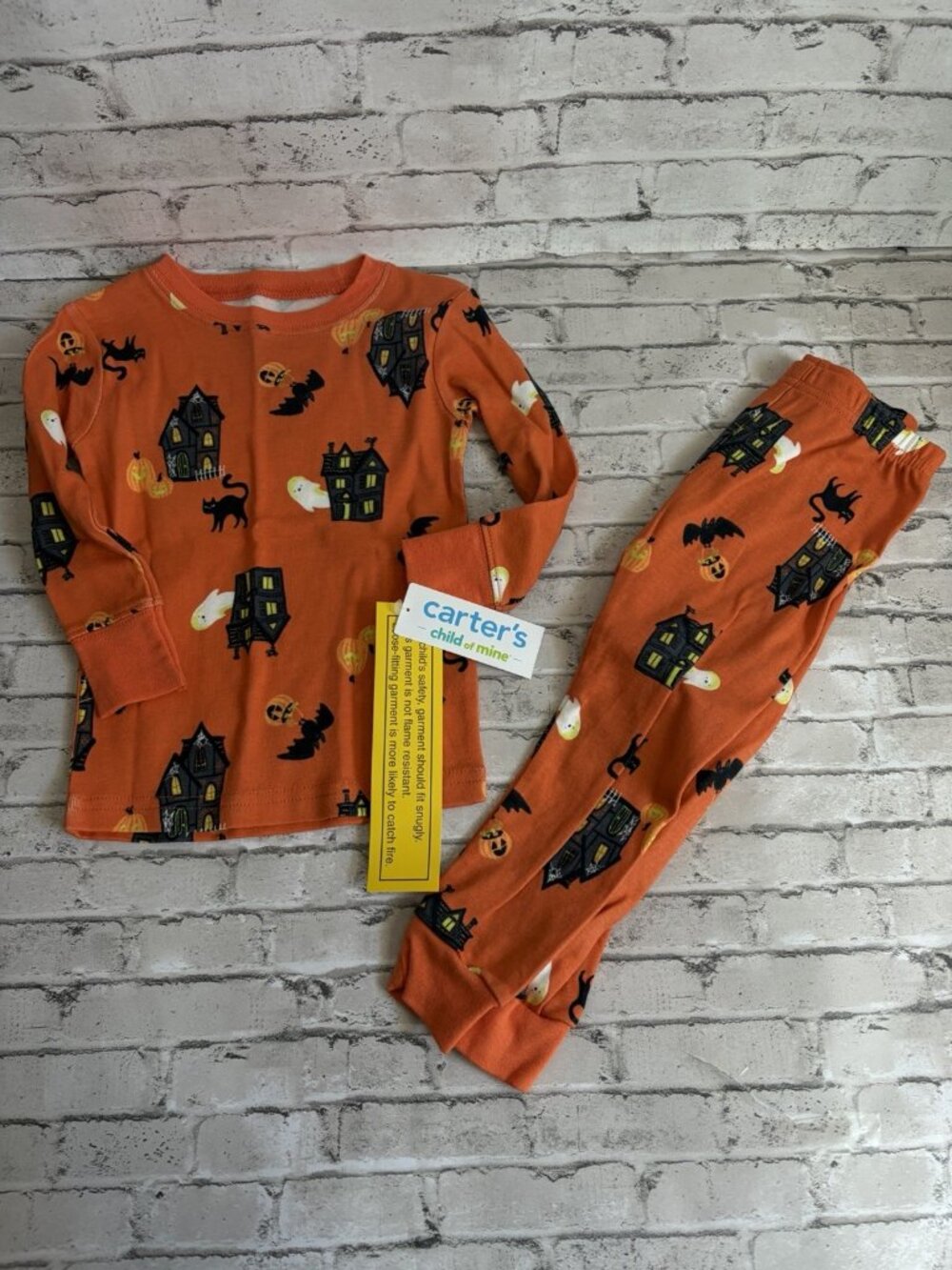 Carter’s Kids Toddler Halloween Pajama Set Size 18mo NWT